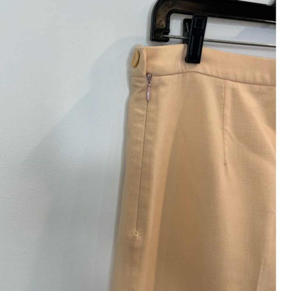 Agnona Peach Wool Trouser Pants Size EU 46 / US 10 Made In Italy Quiet Luxury‎ - Picture 5 of 9
